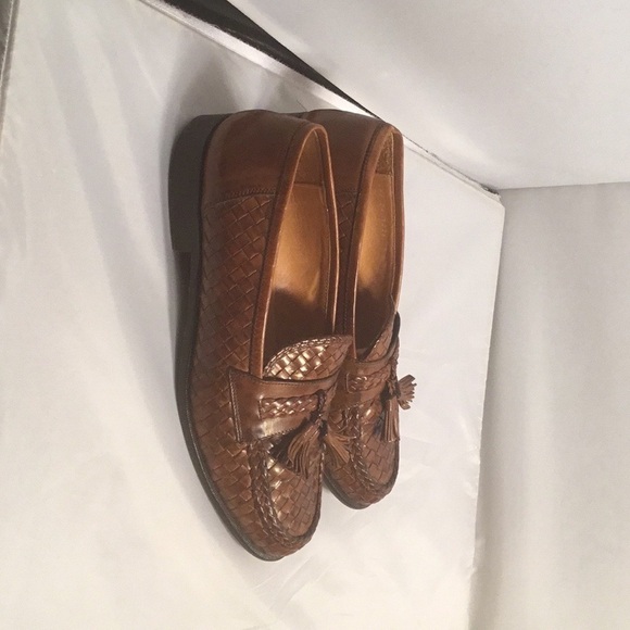 Johnston & MURPHY DOMANI MEN SHOES MADE IN ITALY SIZE‎ 9 M main image 4